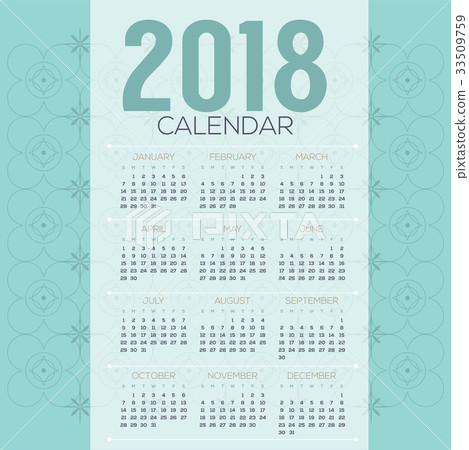 2018 Mint Tradition Vintage Printable Calendar 33509759