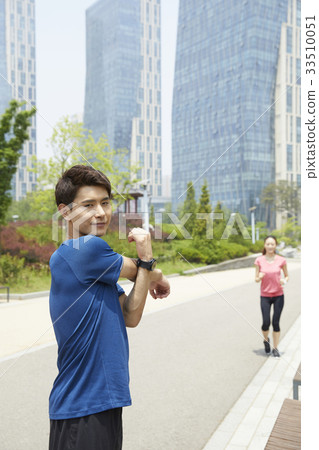 Couple, Sports, Central Park, Songdo, Yeonsu-gu, Incheon 33510051