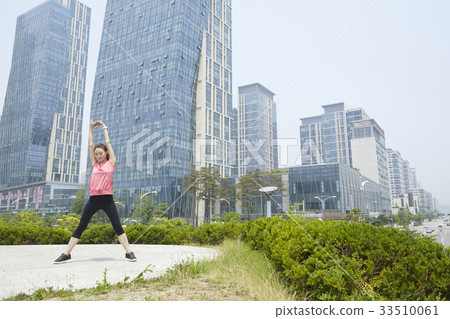 婦女,體育,中央公園,松島,延壽區,仁川 婦女,體育,中央公園,松島,延壽區,仁川 33510061