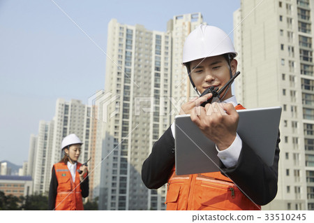 Worker, Businessman, Business woman, Construction site, Songdo, Yeonsu-gu, Incheon 33510245