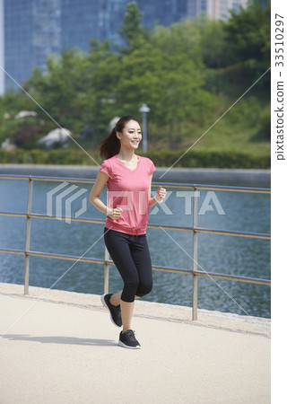 婦女，體育，中央公園，松島，延壽區，仁川 33510297