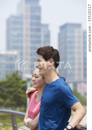 Couple, Sports, Songdo, Yeonsu-gu, Incheon Couple, Sports, Songdo, Yeonsu-gu, Incheon 33510317