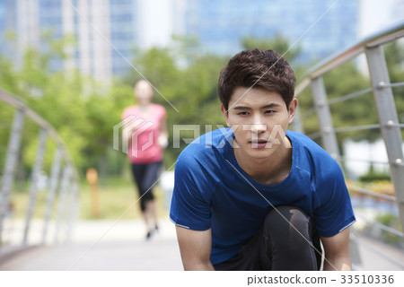 情侶，體育，松島，延壽區，仁川 33510336