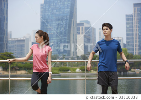 Couple, Sports, Songdo, Yeonsu-gu, Incheon Couple, Sports, Songdo, Yeonsu-gu, Incheon 33510338