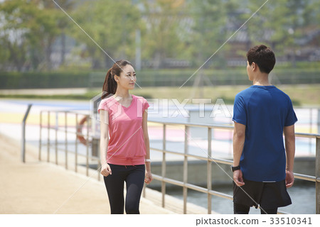 情侶，體育，松島，延壽區，仁川 33510341