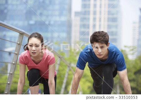 Couple, Sports, Songdo, Yeonsu-gu, Incheon Couple, Sports, Songdo, Yeonsu-gu, Incheon 33510353