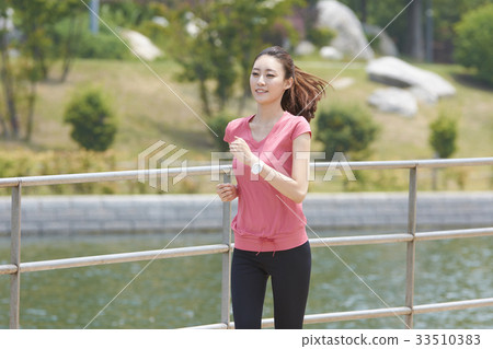 婦女，體育，中央公園，松島，延壽區，仁川 33510383