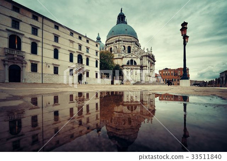 Church Santa Maria della Salute amd street view Church Santa Maria della Salute amd street view 33511840