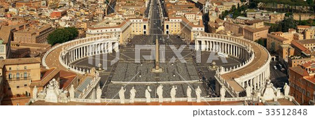 Rome city panoramic view Rome city panoramic view 33512848