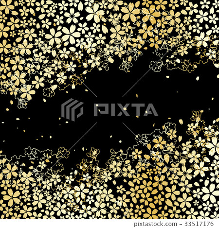 New Year Sakura Gold 33517176