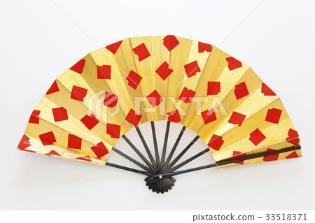 Folding fans of Japanese dance Folding fans of Japanese dance 33518371