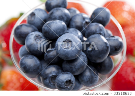 藍莓和草莓 藍莓和草莓 33518653