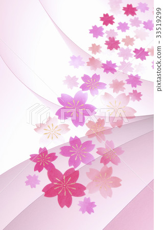 Texture of Sakura Japanese paper 33519299