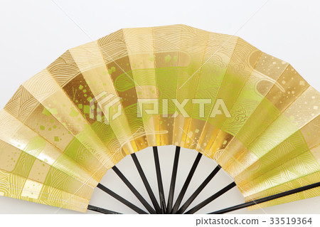 Folding fans of Japanese dance Folding fans of Japanese dance 33519364