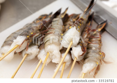 SUSHI neta shrimp cooking 33519781