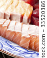 Sashimi of salmon 33520386