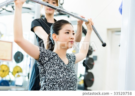 Young woman, gym, fitness 33520758