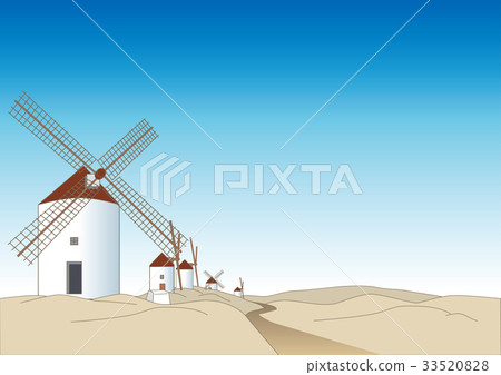 Spain La Mancha Windmill Spain La Mancha Windmill 33520828