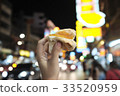Close up Thai style bread filled with custard  33520959