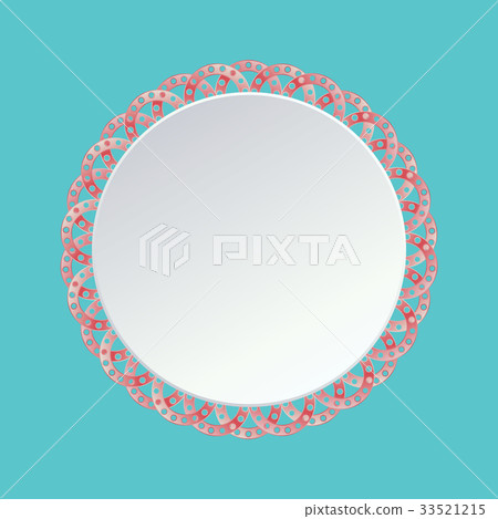 sweet pink flower frame, vector illustration sweet pink flower frame, vector illustration 33521215