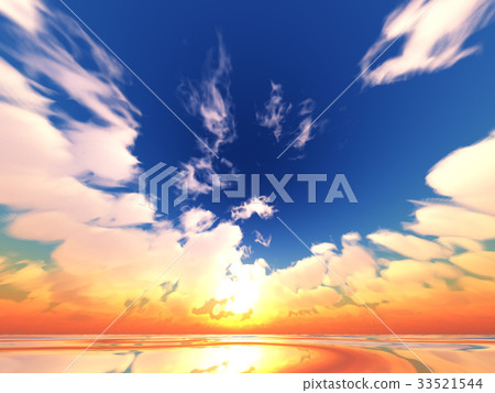Wind and clouds with the sea Wind and clouds with the sea 33521544