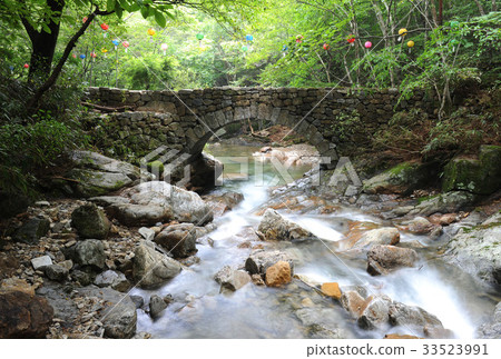 Seonam寺廟Sunbath橋樑,Sunam寺廟,順天,全南 Seonam寺廟Sunbath橋樑,Sunam寺廟,順天,全南 33523991