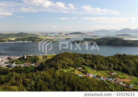 現代造船廠，Samho造船，Hwadado，Yudal山，木浦市，全南 33524233