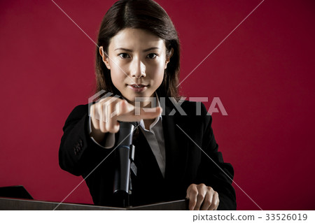 Politician Speech Woman Politician Speech Woman 33526019