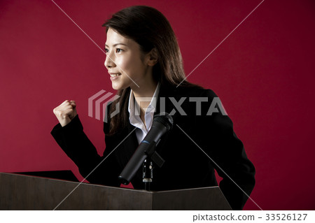 政客演講的女人 政客演講的女人 33526127
