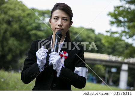 選舉活動演講政客女人 選舉活動演講政客女人 33526311