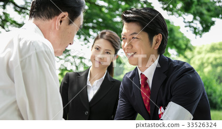 選舉活動演講政客男 33526324