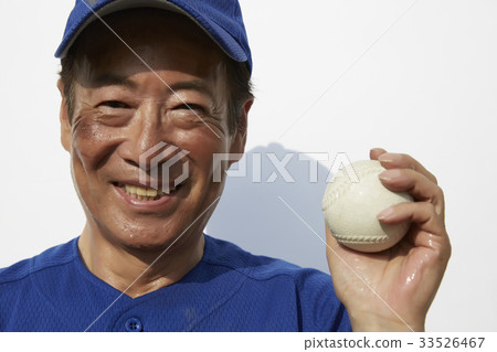 Senior grass baseball image 33526467