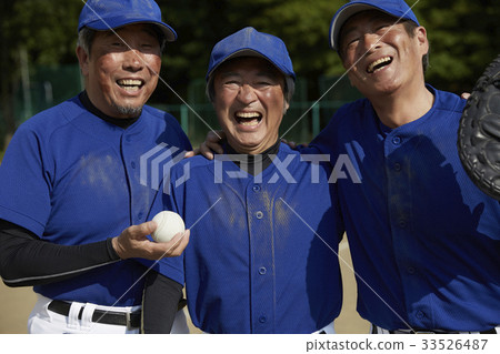 Senior grass baseball image 33526487