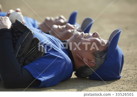 高級草棒球圖像 33526501