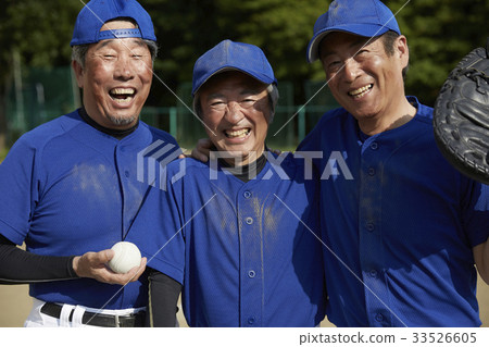 Senior grass baseball image 33526605
