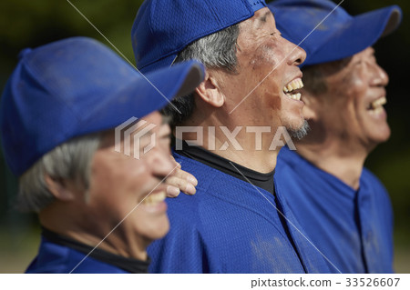 Senior grass baseball image 33526607
