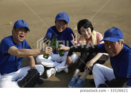 Senior grass baseball image 33526621