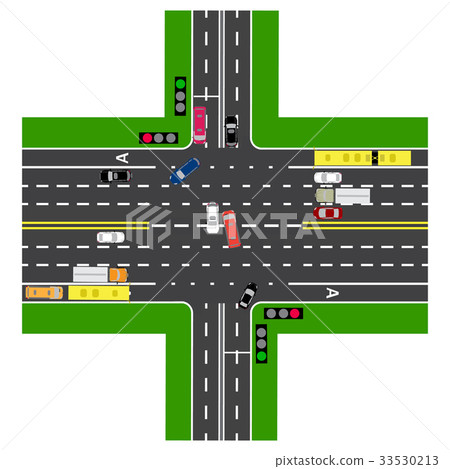 Road infographics. Most of the highway 33530213