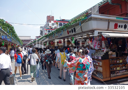 Nakamise-dori of Asakusa-ji Temple 33532105