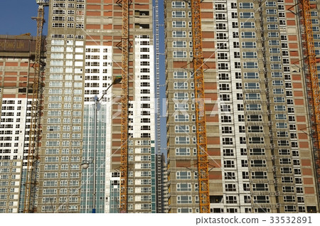 Apartment, construction site, reinforcement port, Incheon Apartment, construction site, reinforcement port, Incheon 33532891