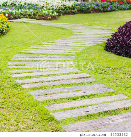 Landscaping in the garden. Landscaping in the garden. 33533382