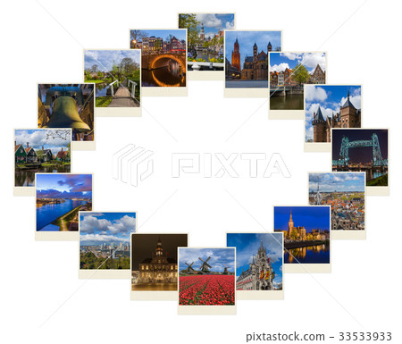 Frame made of Netherlands images (my photos) 33533933