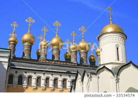 Roof of the basilica of kremlin Roof of the basilica of kremlin 33534574