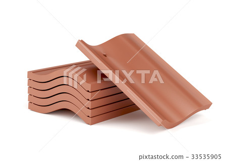Clay roof tiles 33535905