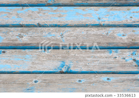 Old blue board wall Old blue board wall 33536613