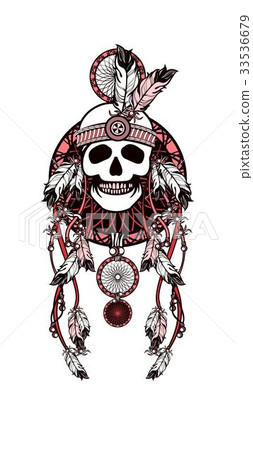 Dreamcatcher with feathers 33536679