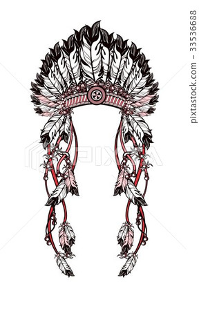 feather headdress Indians feather headdress Indians 33536688