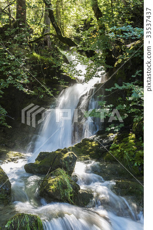 Waterfall in the Sun Austria 33537437