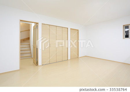 New house Living-dining kitchen and stairs 33538764