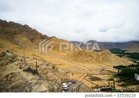 Landscape view from Shanti stupa 33539219